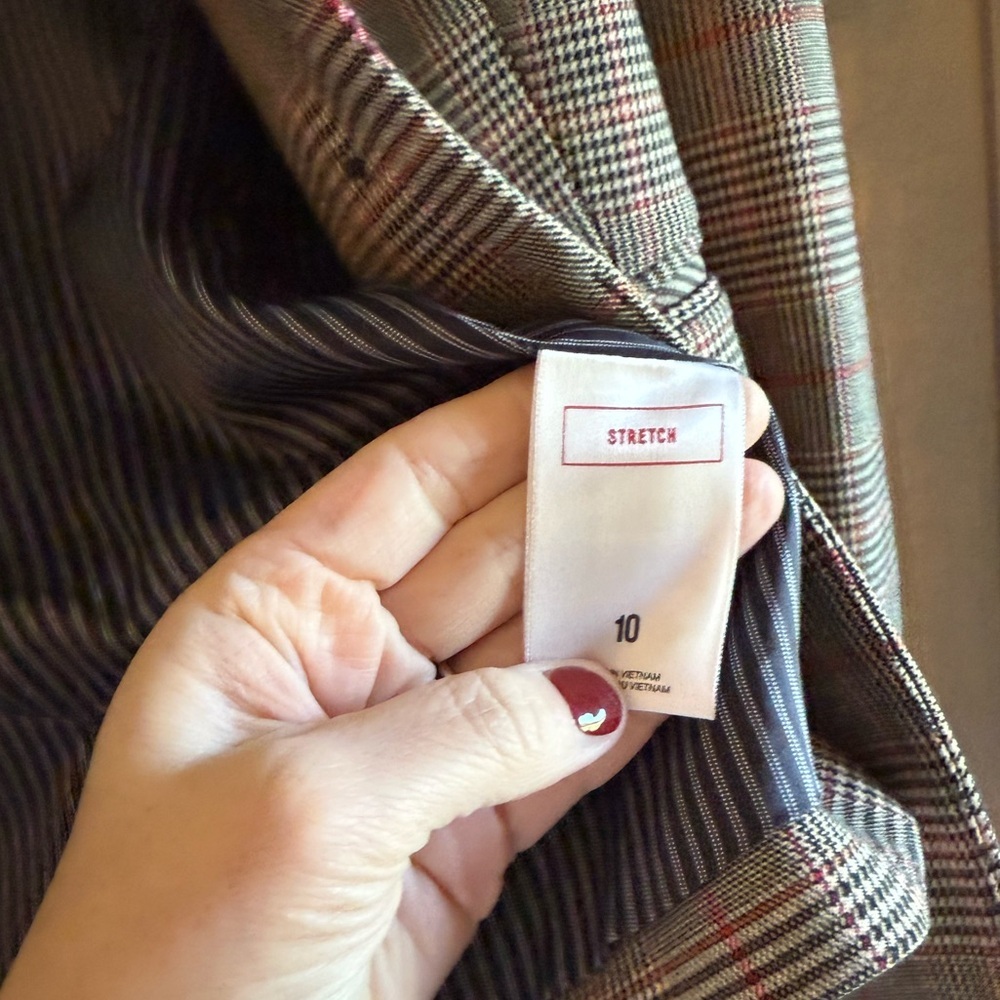 Express Tailored Plaid Blazer - Picture 4 of 10